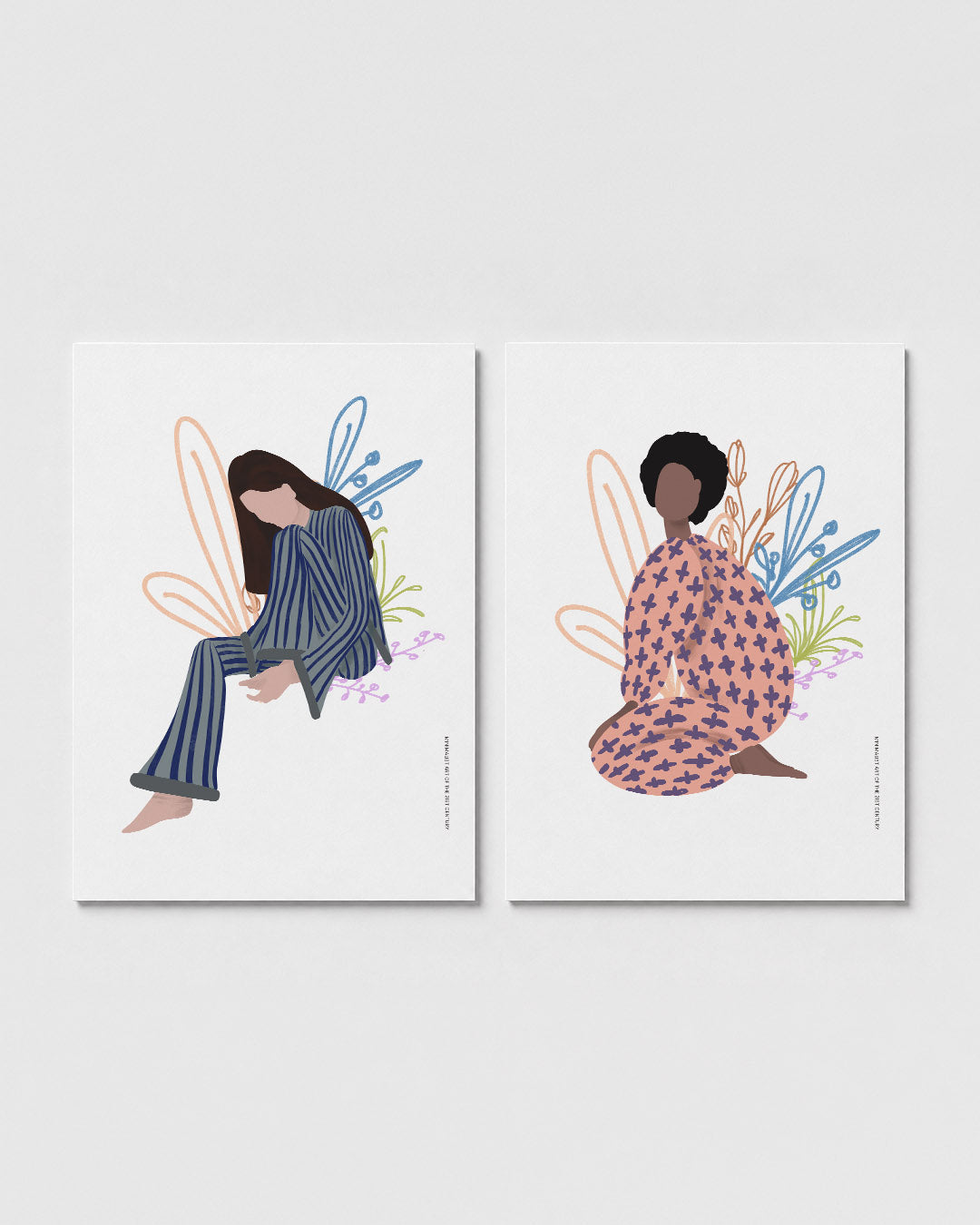 Gestreepte rust Posterset