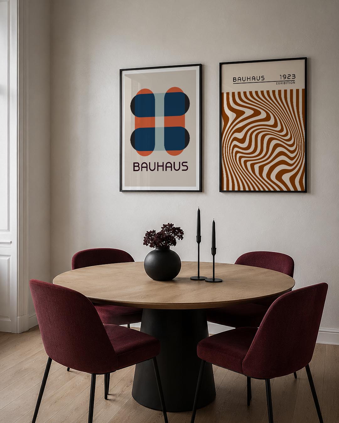 Vormenspel en kleur Posterset