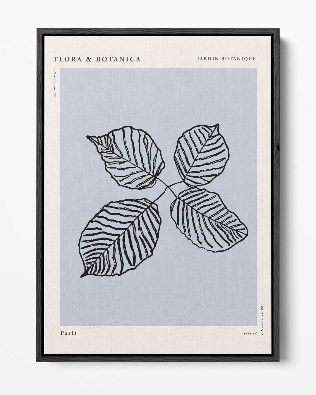 Botanische Bladeren Print Kunstwerk-canvas-dibond-plexiglas-wanddecoratie-WallArtistic