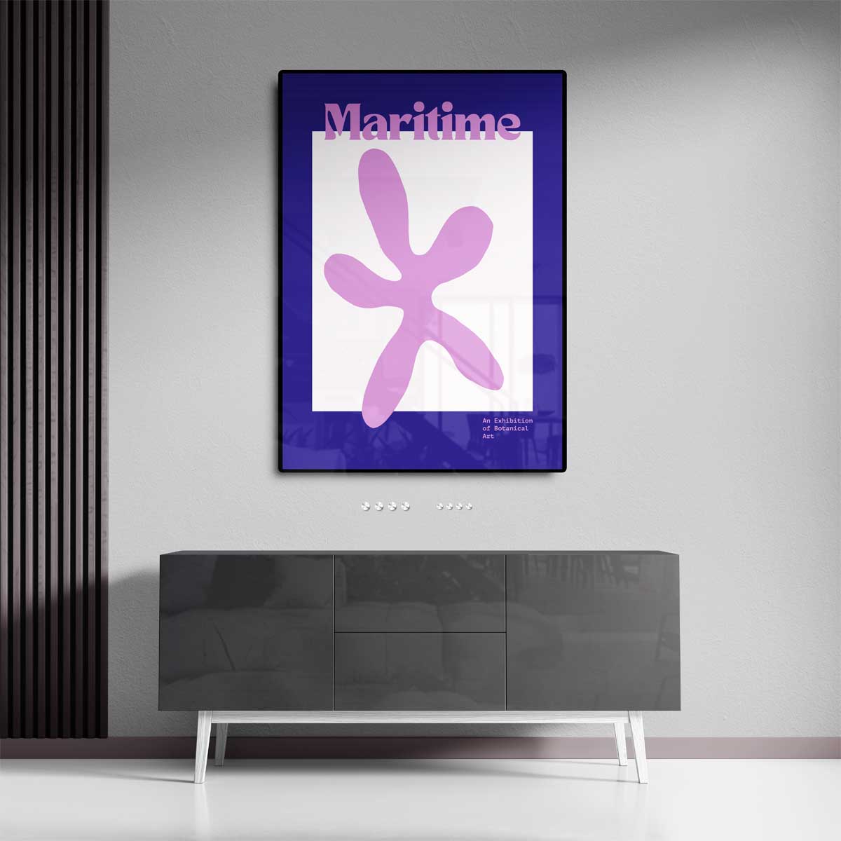 Maritieme Botanische Kunst Kunstwerk-canvas-dibond-plexiglas-wanddecoratie-WallArtistic