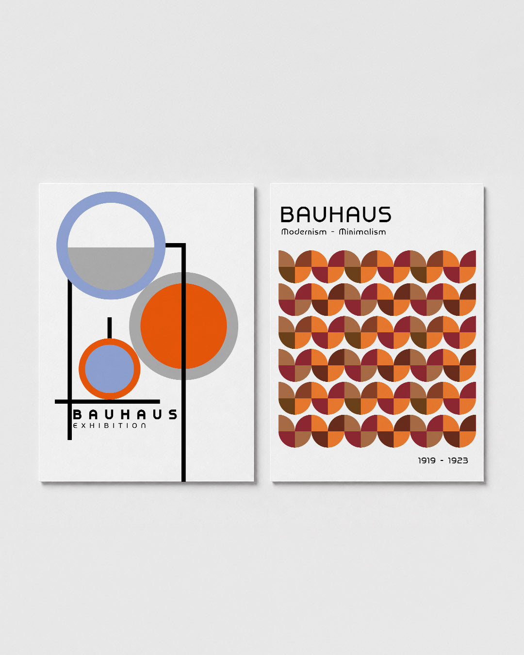 Cirkel en lijnenspel Posterset