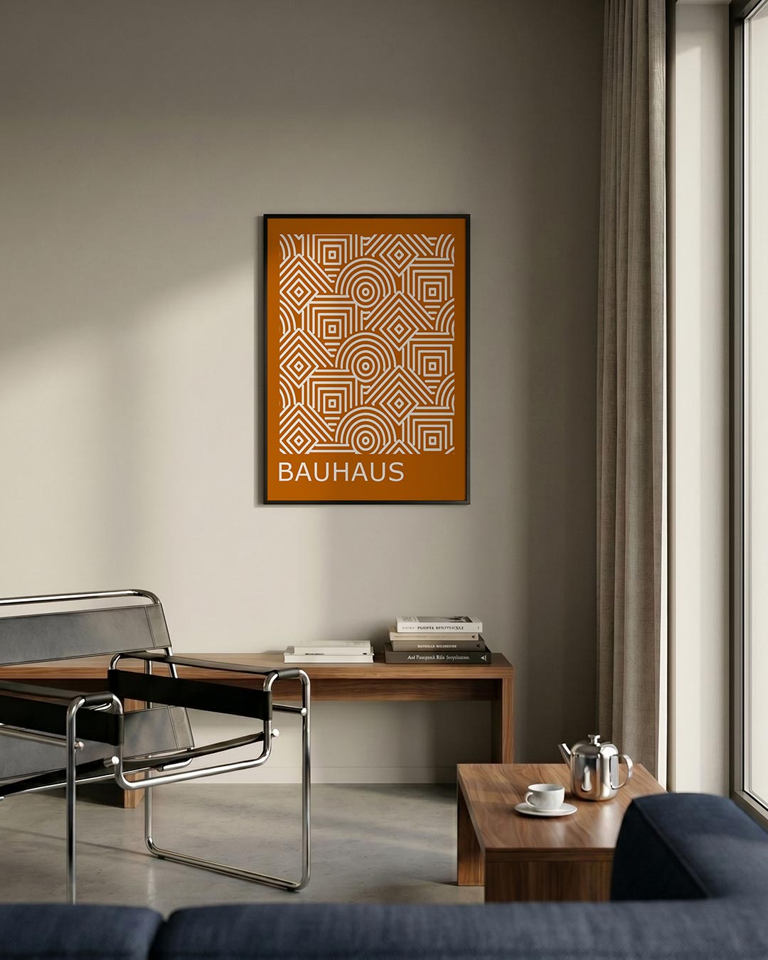 Lijnenspel en patronen Poster
