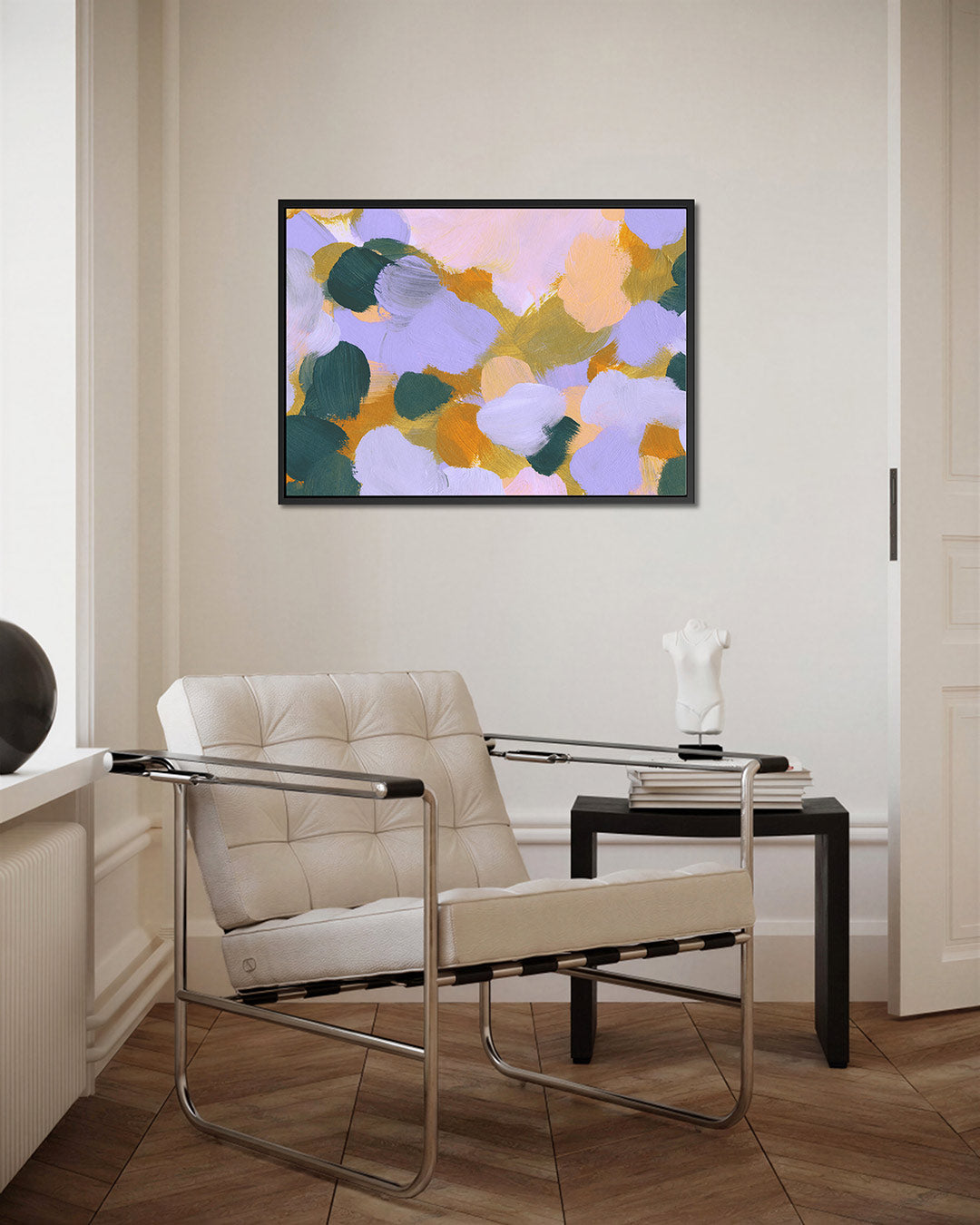 Kleurrijke vegen Kunstwerk
