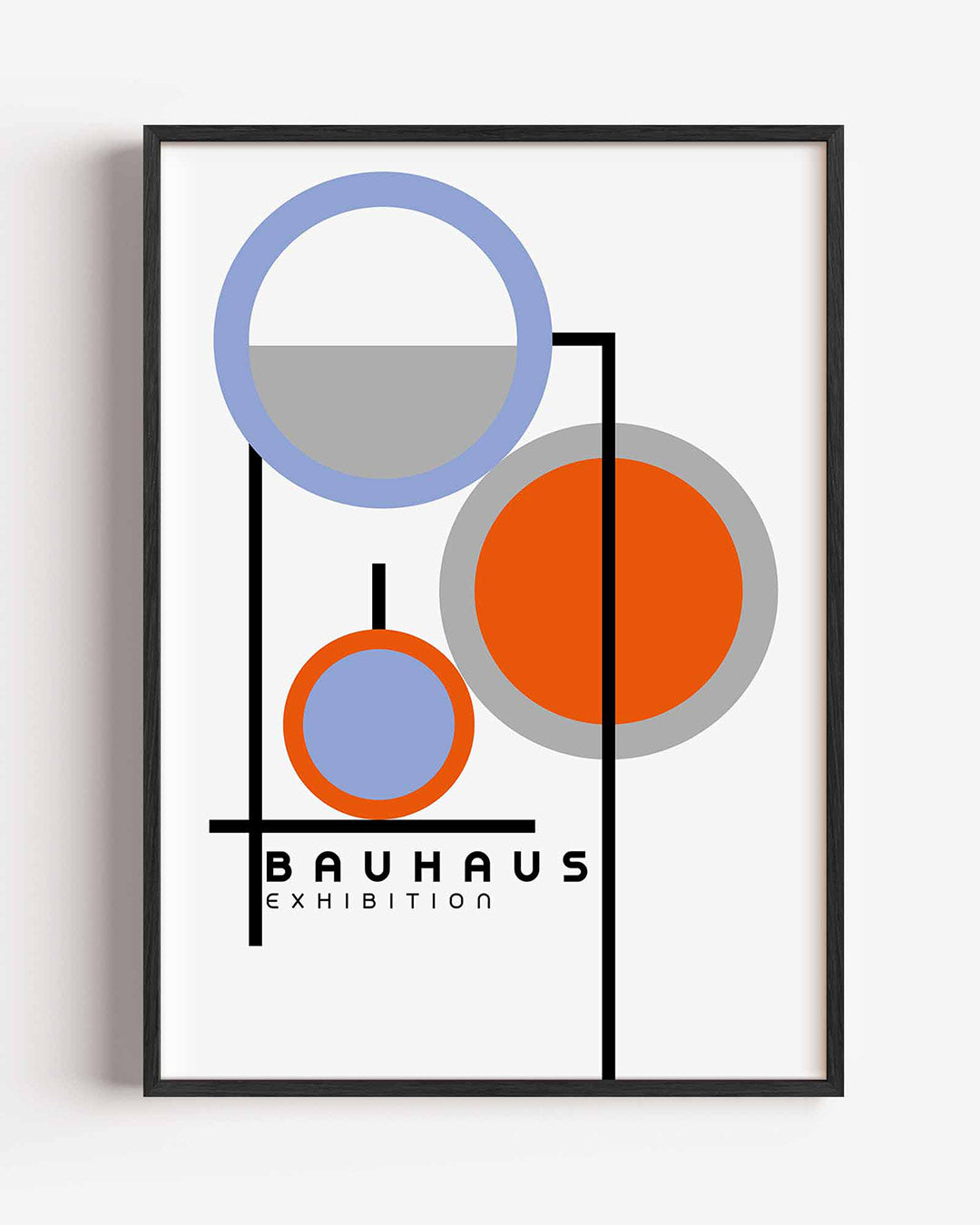 Cirkel en lijnenspel Poster