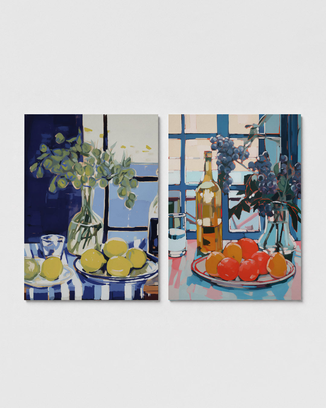 Kleurrijke stilleven Posterset