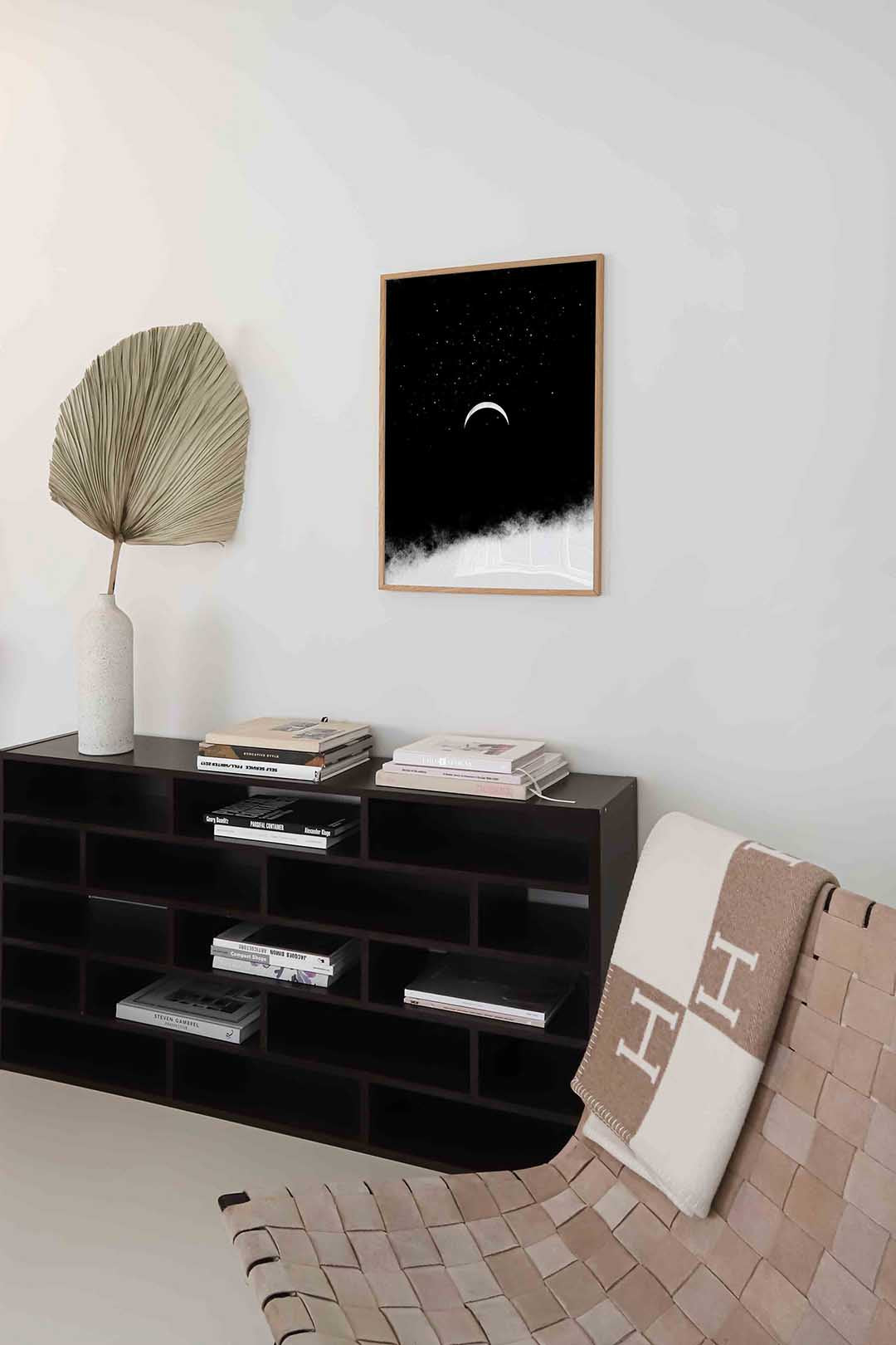 Maan en sterren Poster