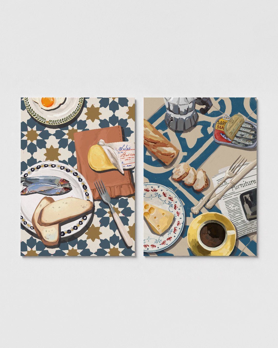 Eettafel harmonie Posterset