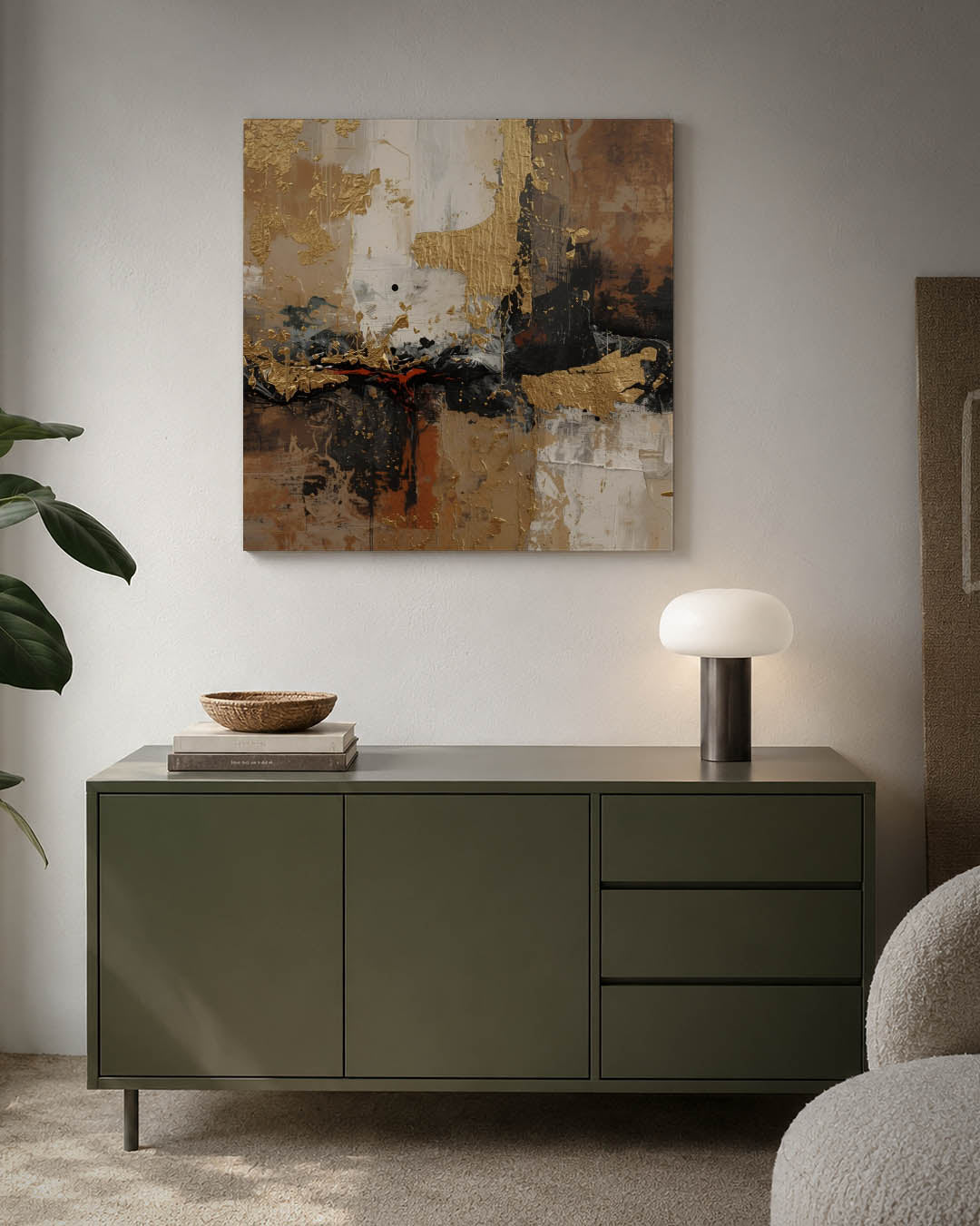 Gelaagde texturen Kunstwerk