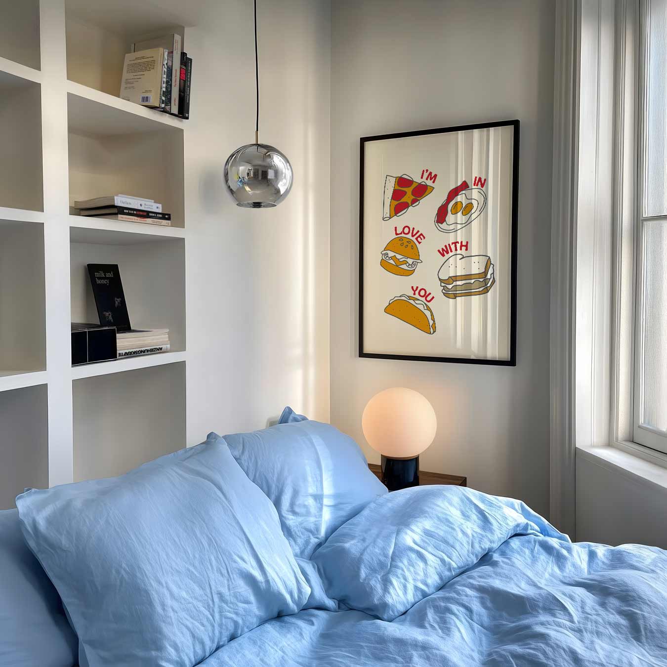 Liefde Voor Eten Poster-WallArtistic