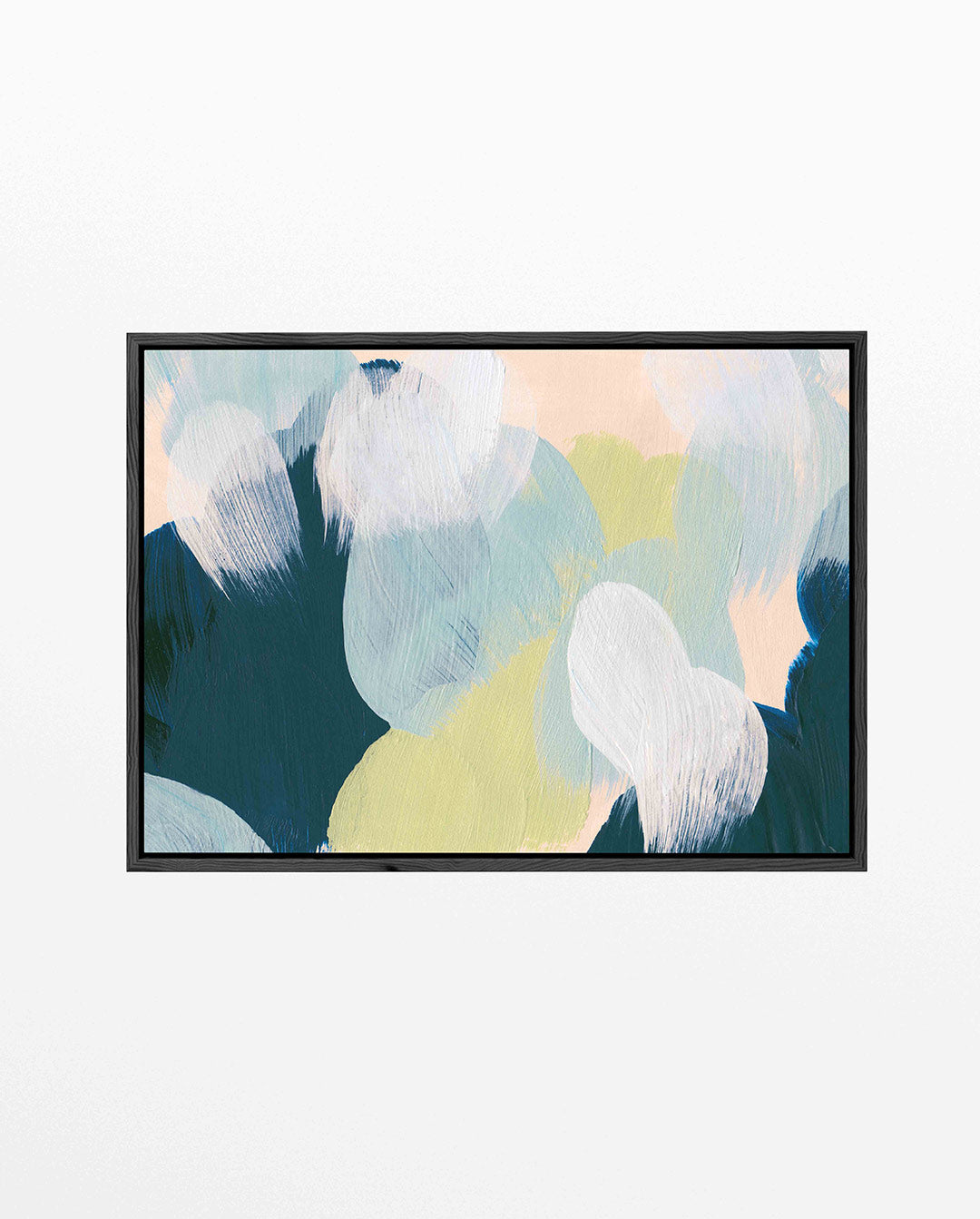 Vloeiende kleurencompositie Kunstwerk