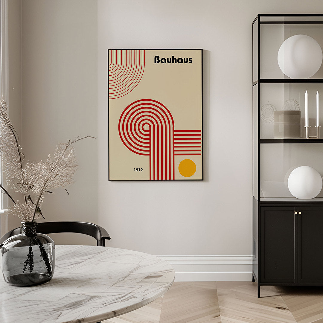 Lijnen en vormen Poster