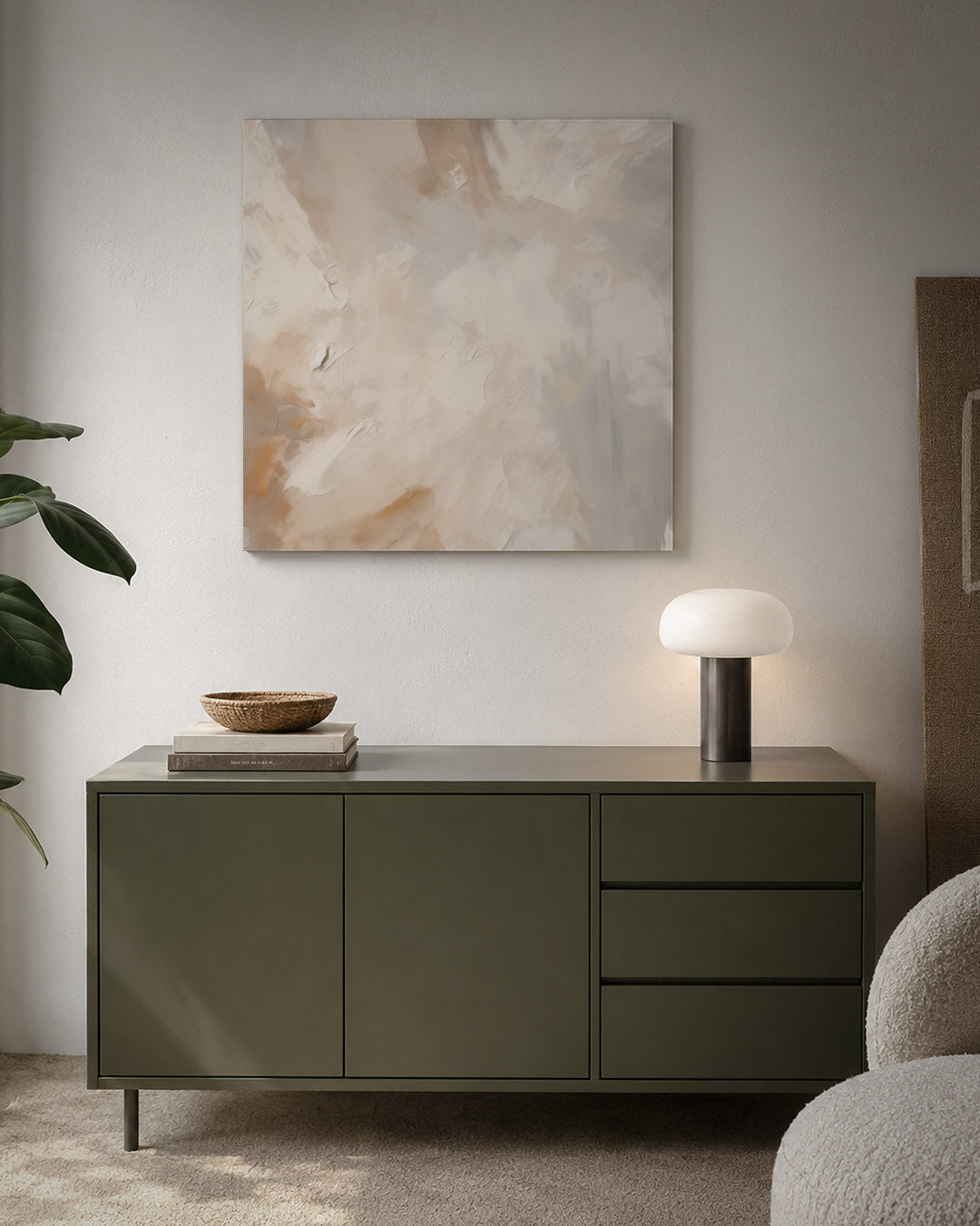 Zachte kleuren vormen Kunstwerk