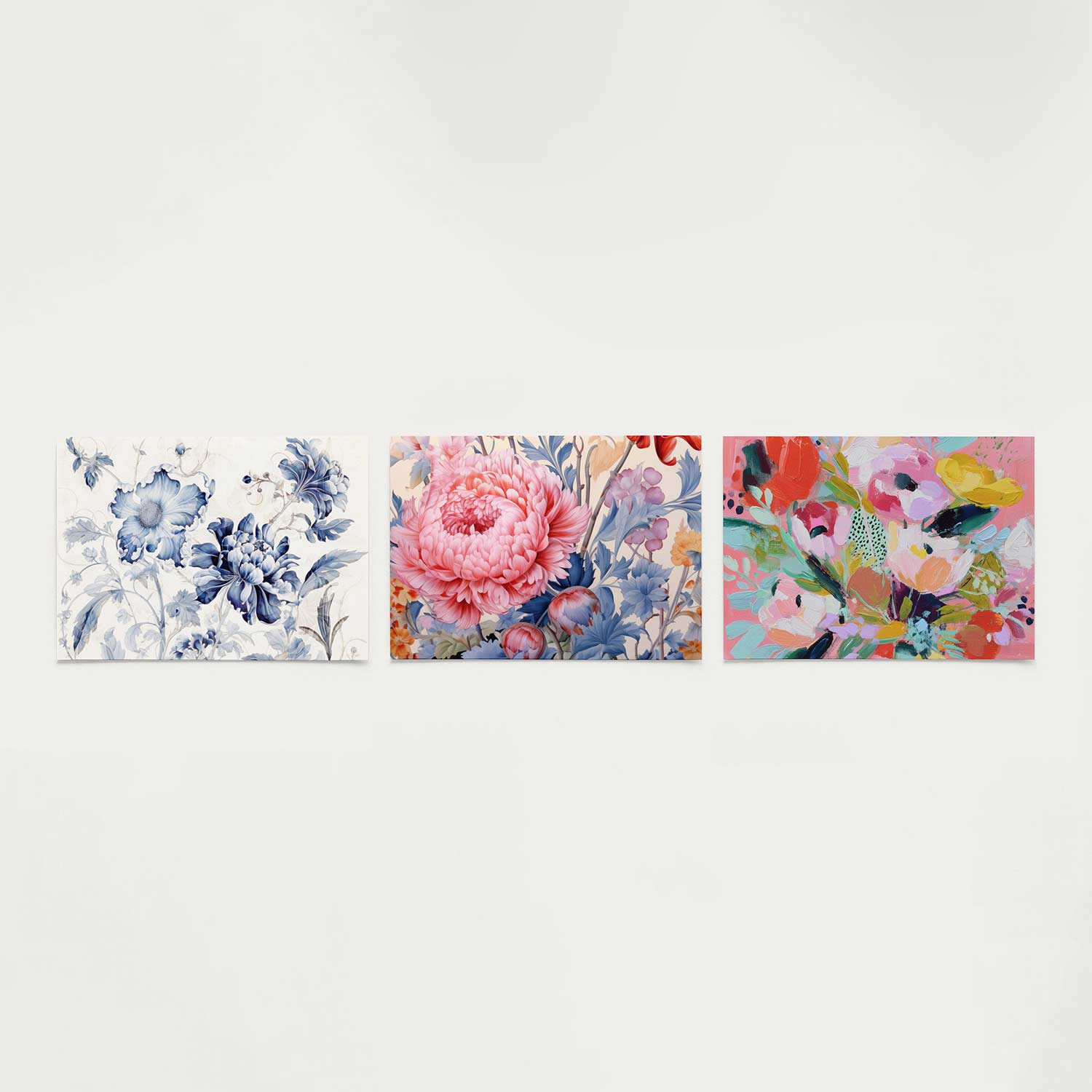 Bloemrijke harmonie Posterset