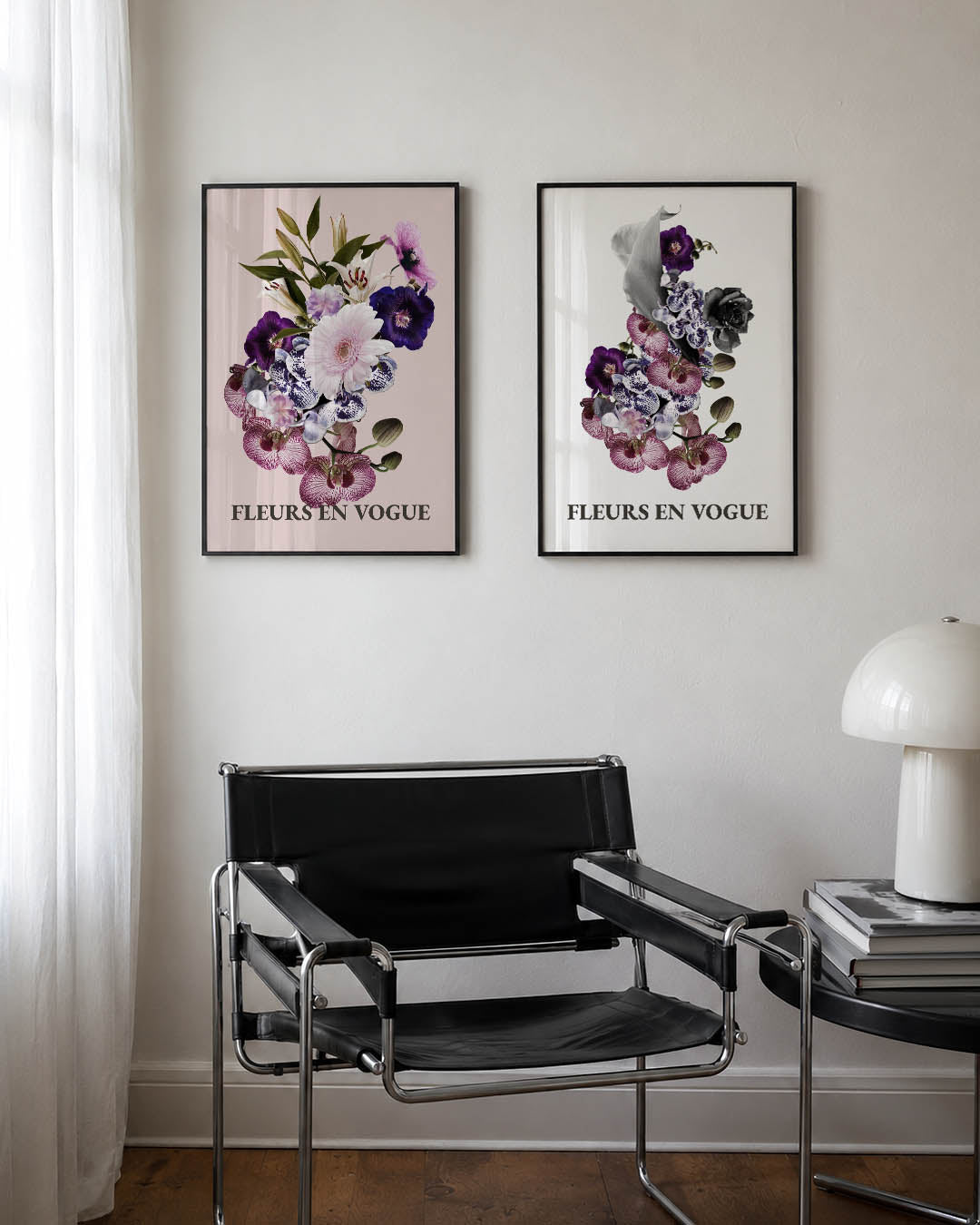 Bloemrijke elegantie Posterset
