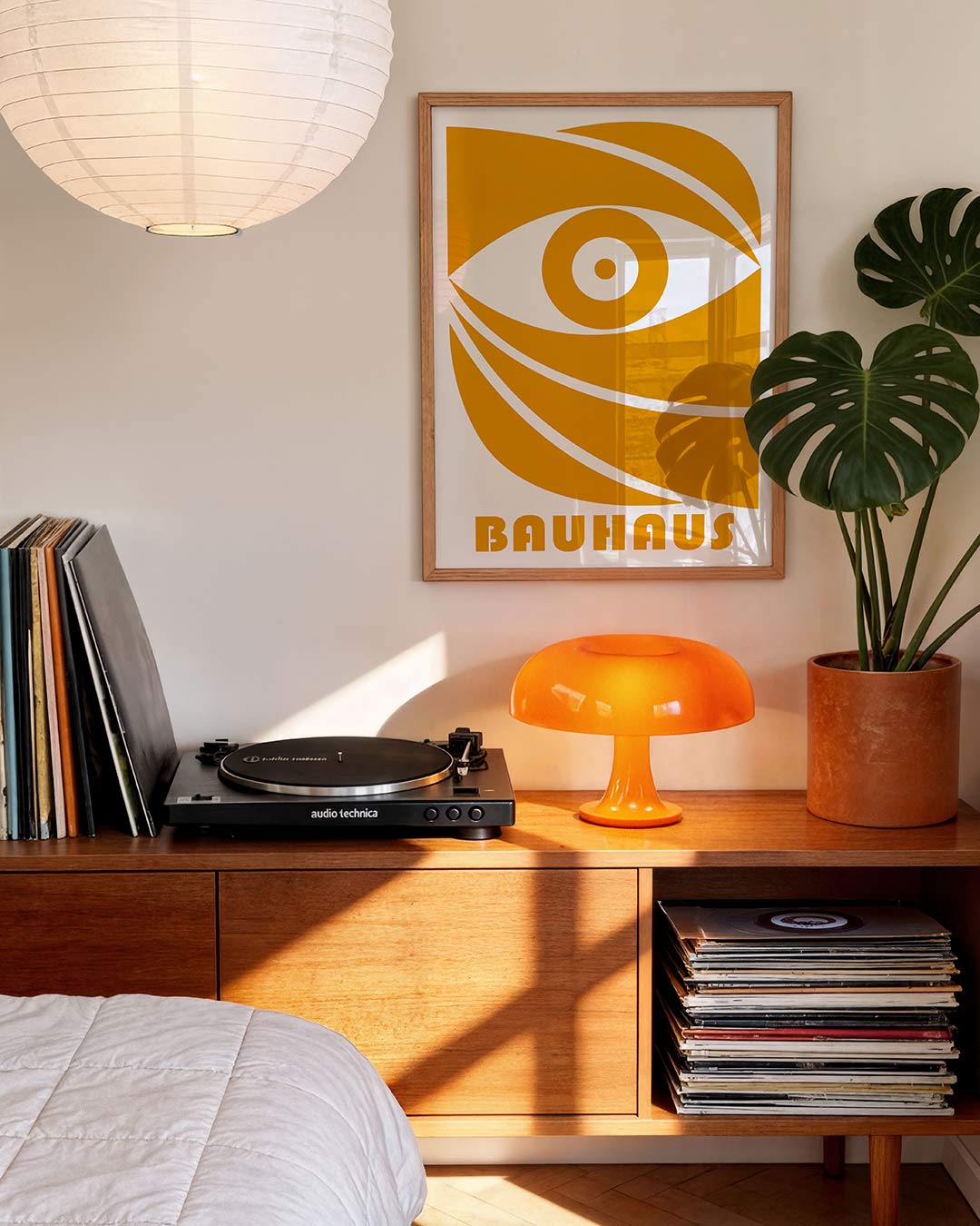 Oog en lijnen Poster