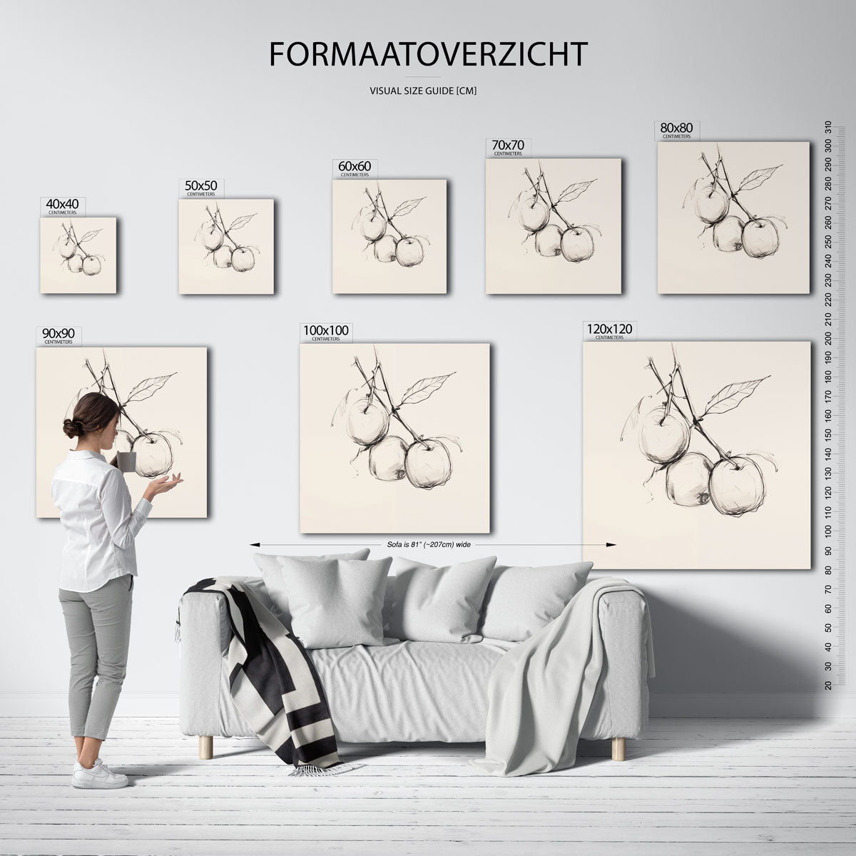 Appel schets Poster