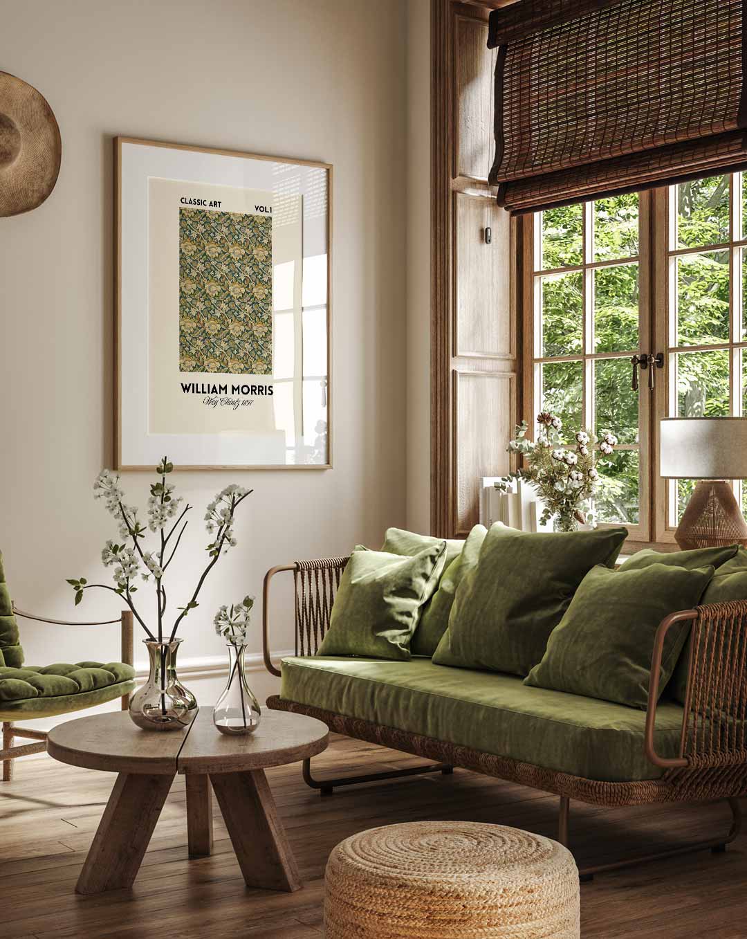 William Morris Wey Chintz 1887 Poster-WallArtistic