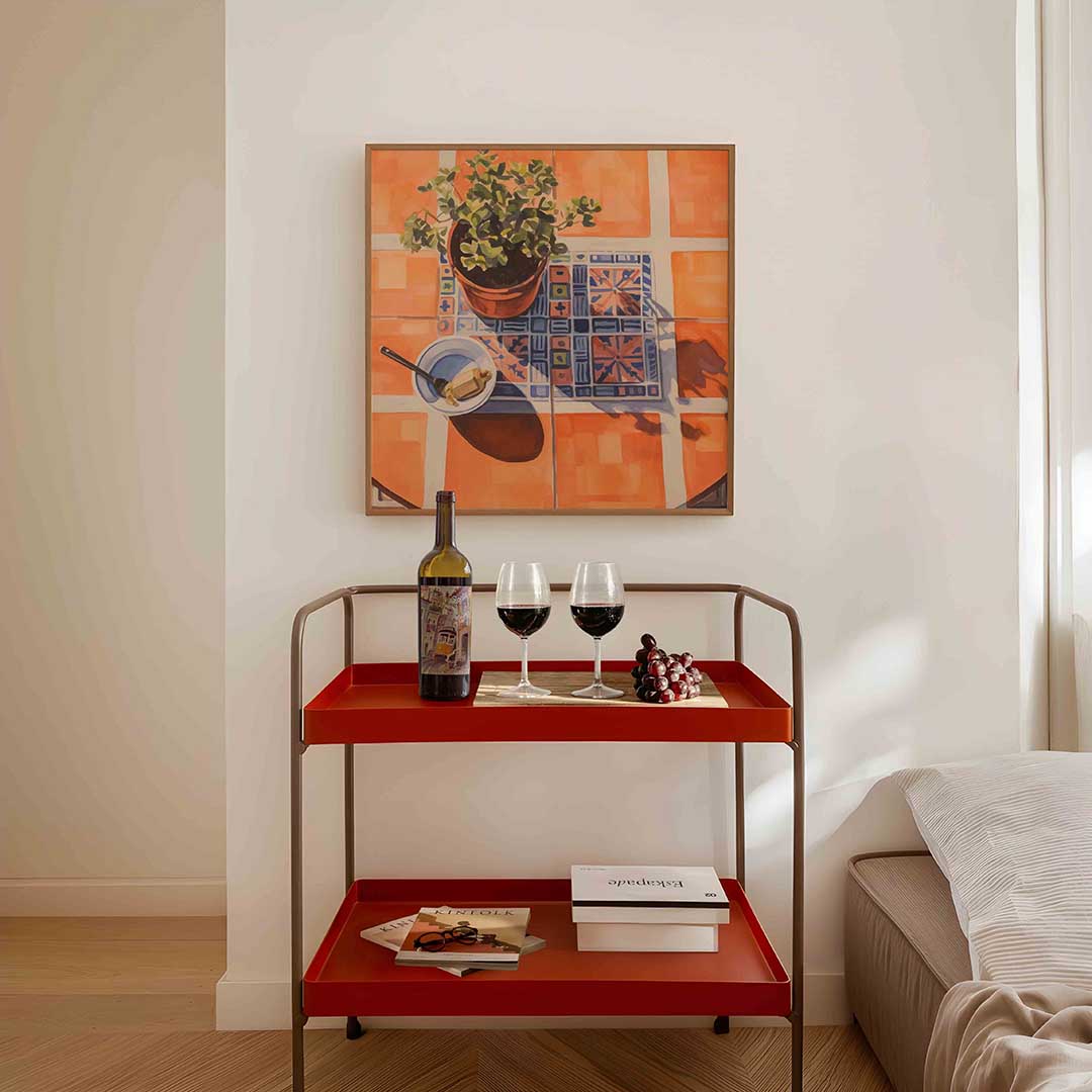 Plant en schaduw Poster