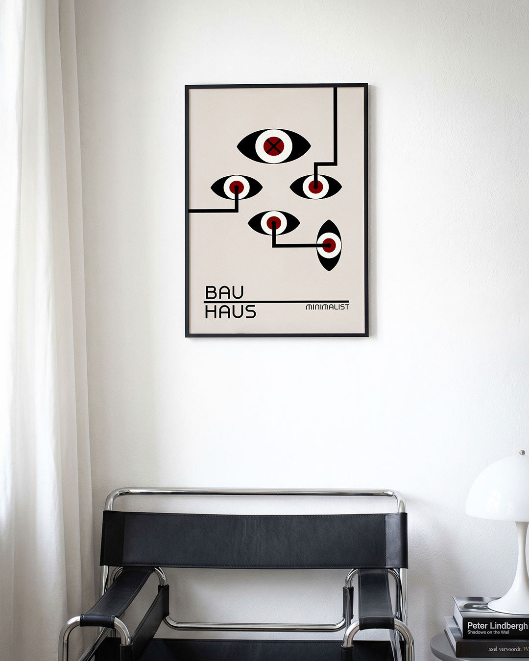 Oogvormen en lijnen Poster