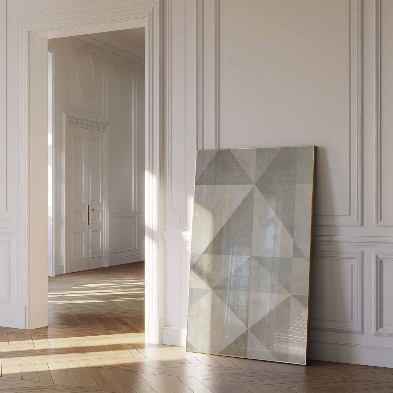 Geometrische Elegantie Poster-WallArtistic