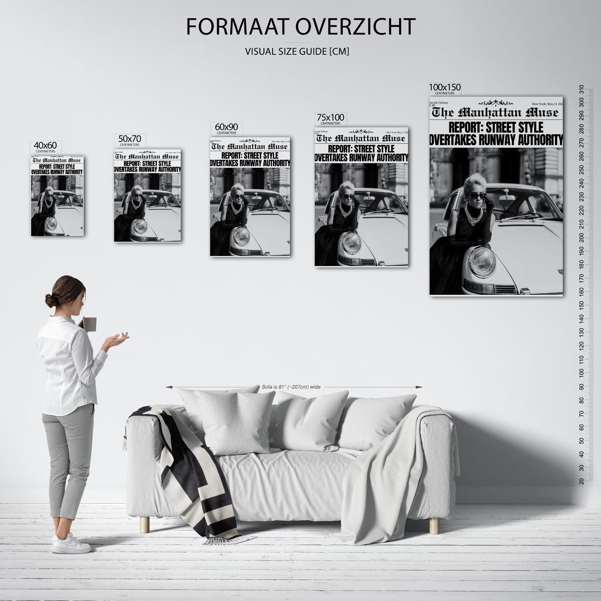 Stijlvolle elegantie Kunstwerk