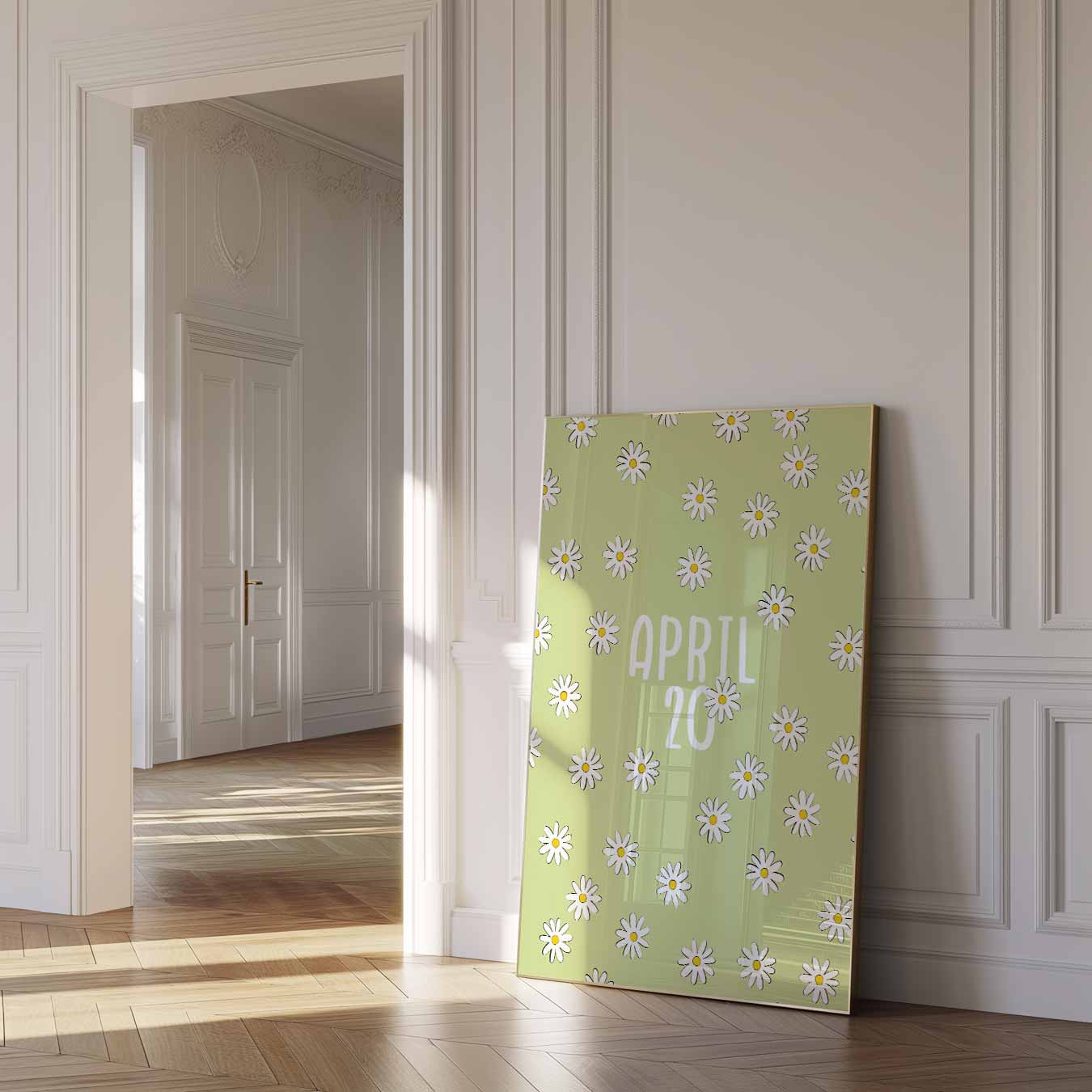 Lente Vibes Bloemenposter-WallArtistic