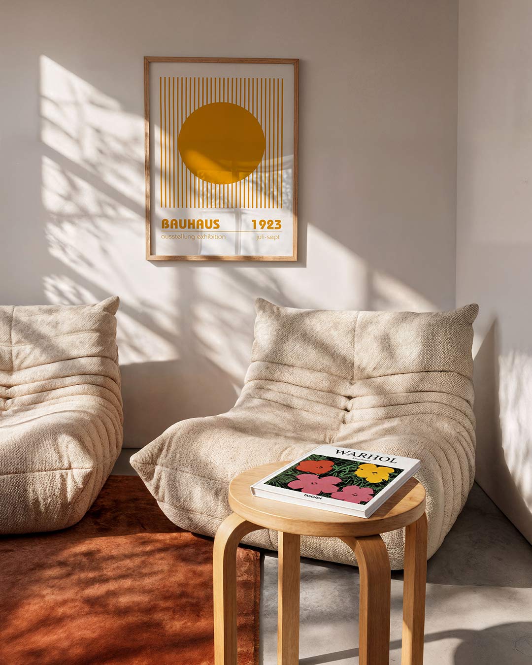 Cirkel en lijnen Poster
