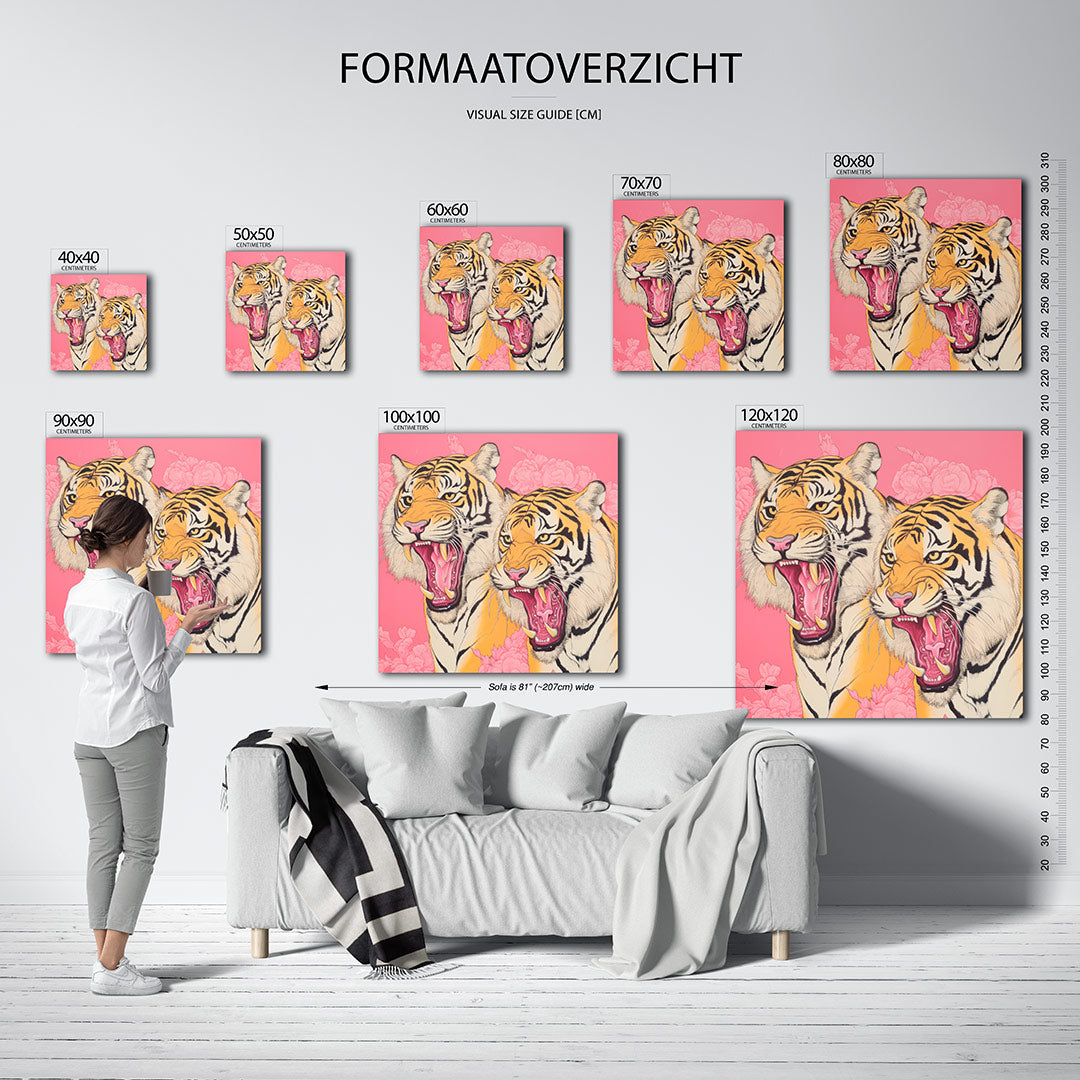 Tijgers Kunstwerk