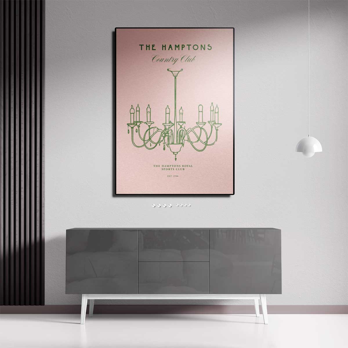 Elegante Kroonluchter Illustratie Kunstwerk-canvas-dibond-plexiglas-wanddecoratie-WallArtistic