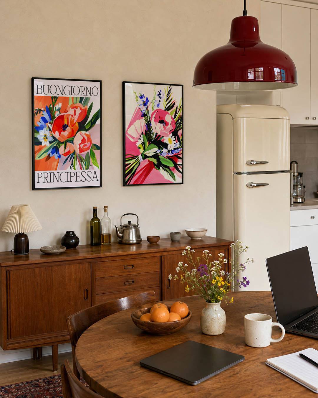 Bloemrijke kleurenpracht Posterset