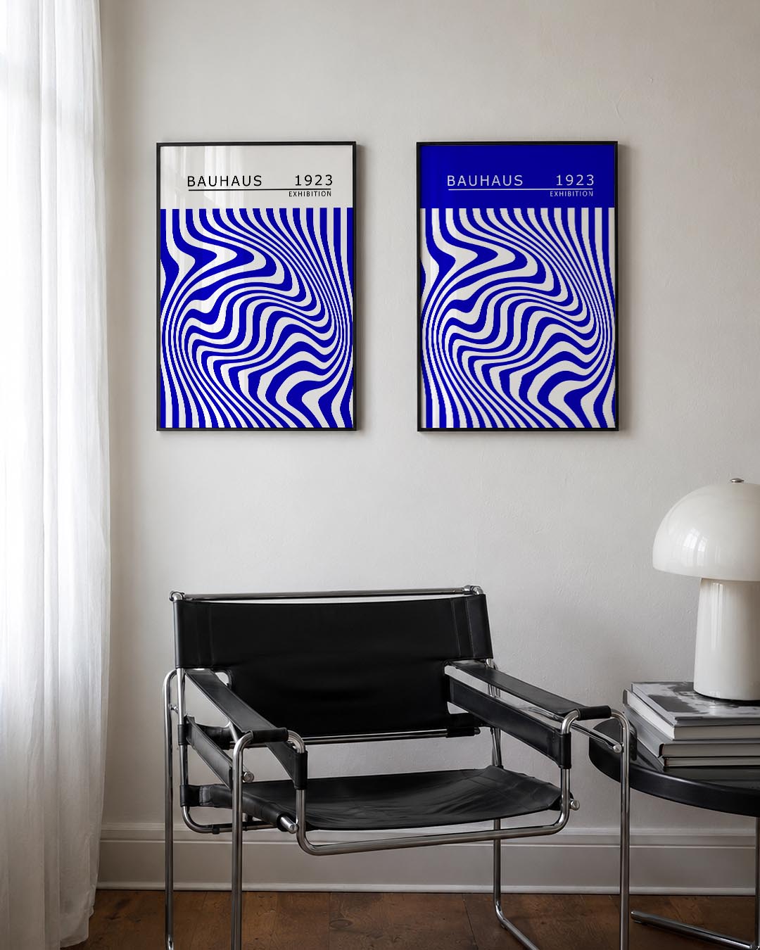 Golvend lijnenspel Posterset