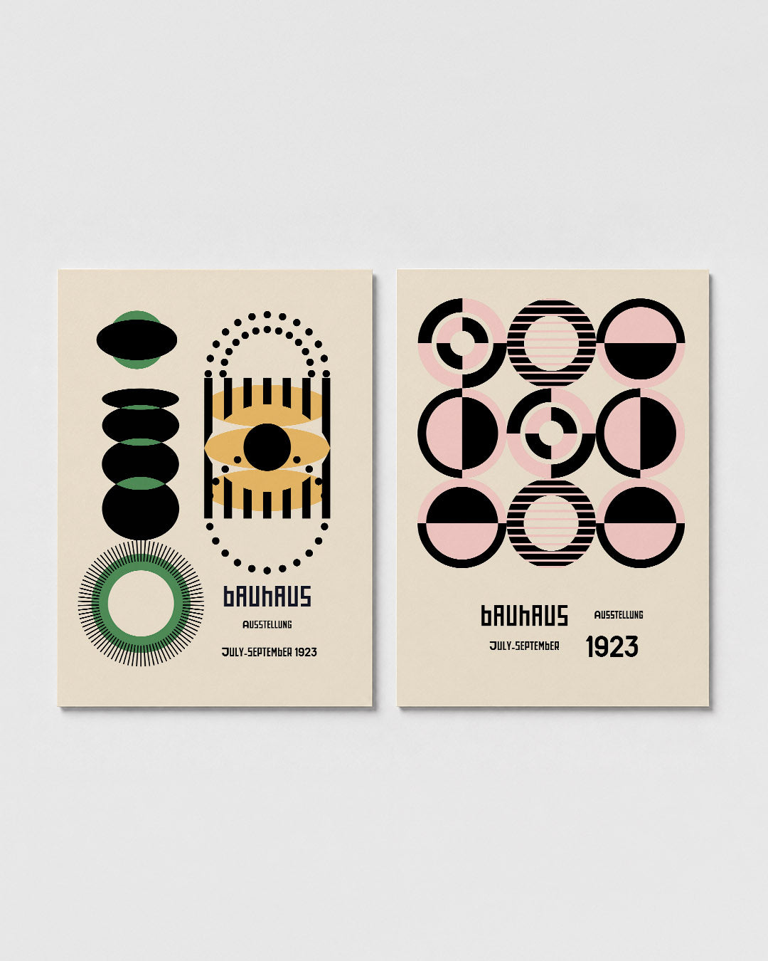 Vormenspel en kleur Posterset