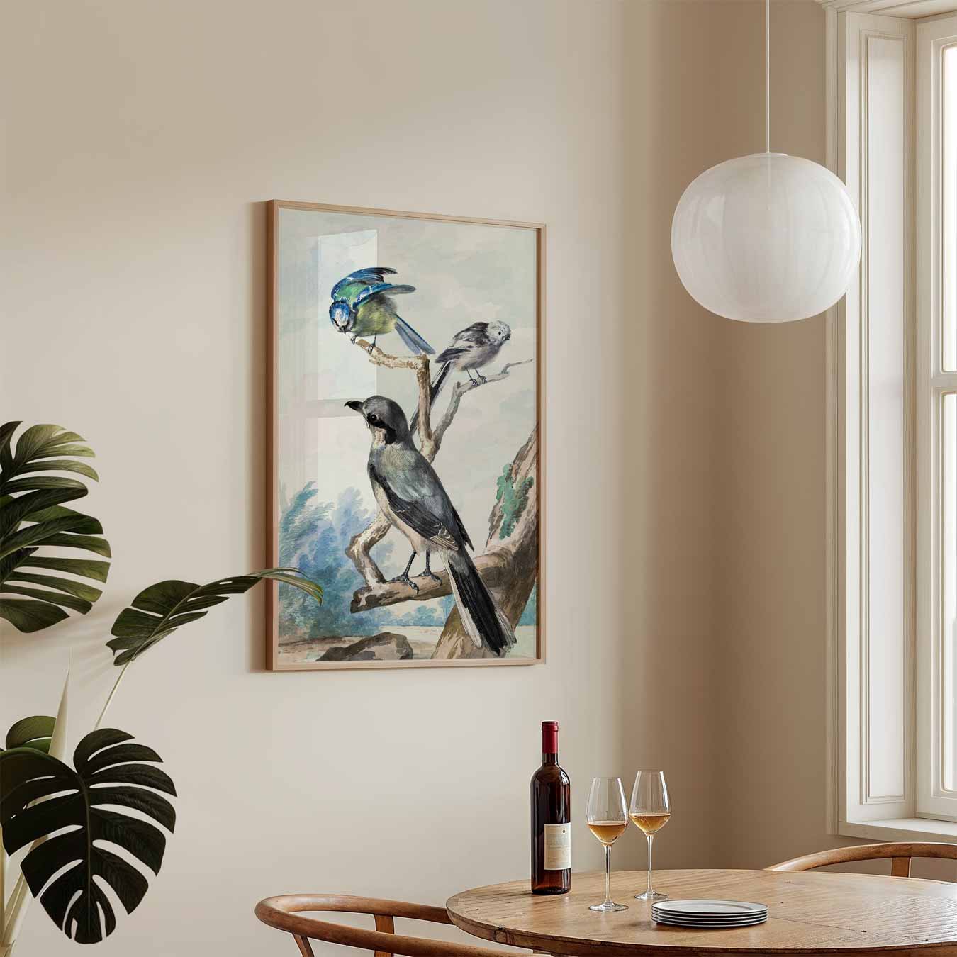 Vrolijke Vogels in de Natuur Poster-WallArtistic
