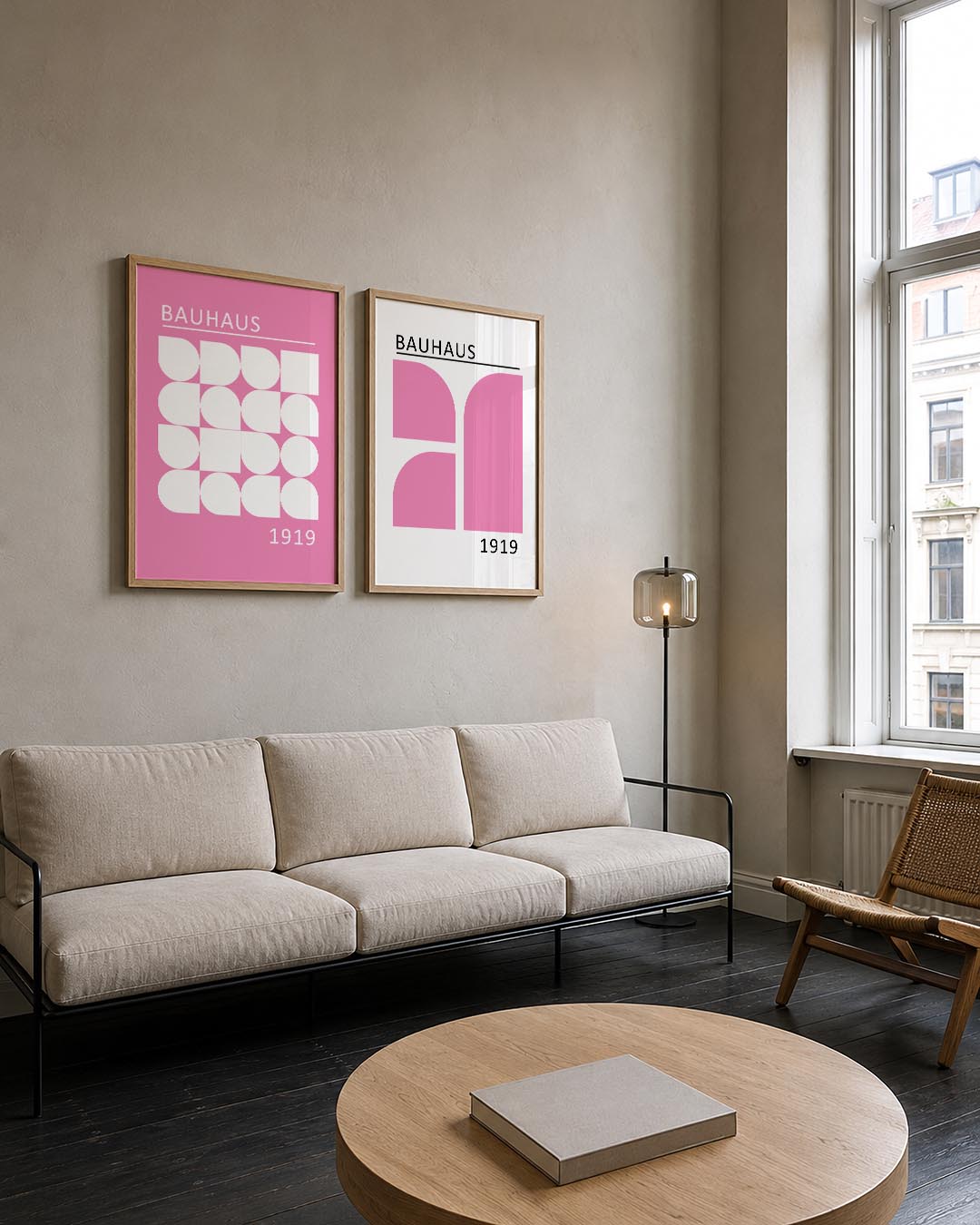 Vormritme en kleur Posterset