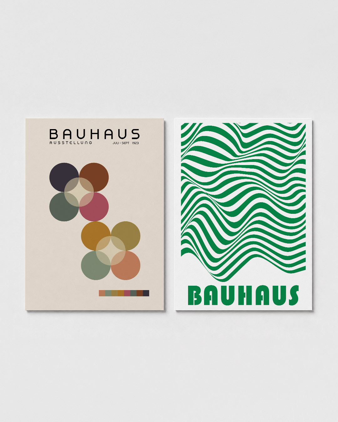 Kleurrijke cirkelharmonie Posterset
