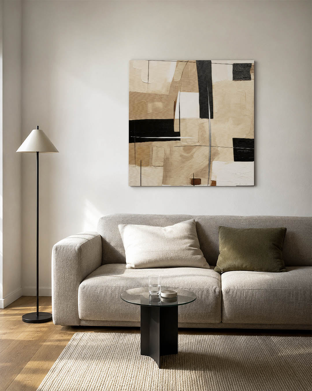 Geometrische vormen Kunstwerk