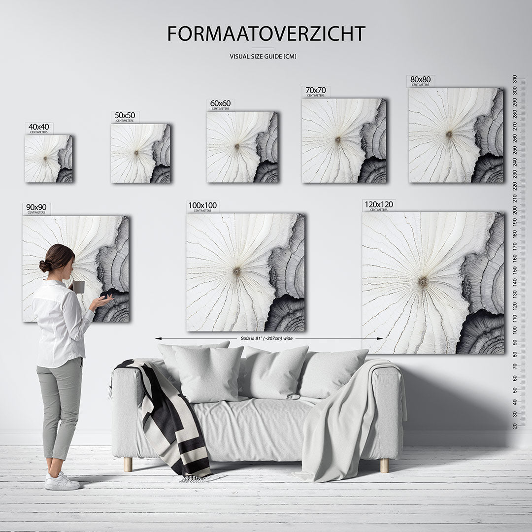 Organische lijnen Kunstwerk
