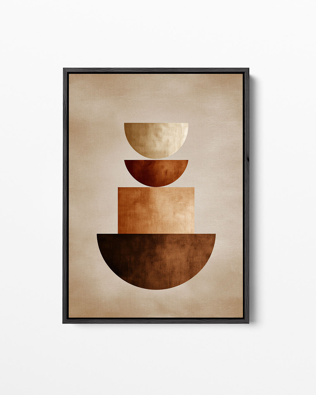 Geometrische vormen compositie Kunstwerk