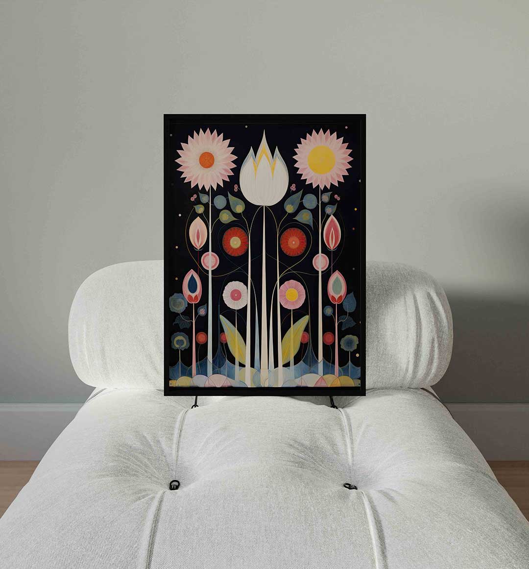 Bloemen en bladeren Poster
