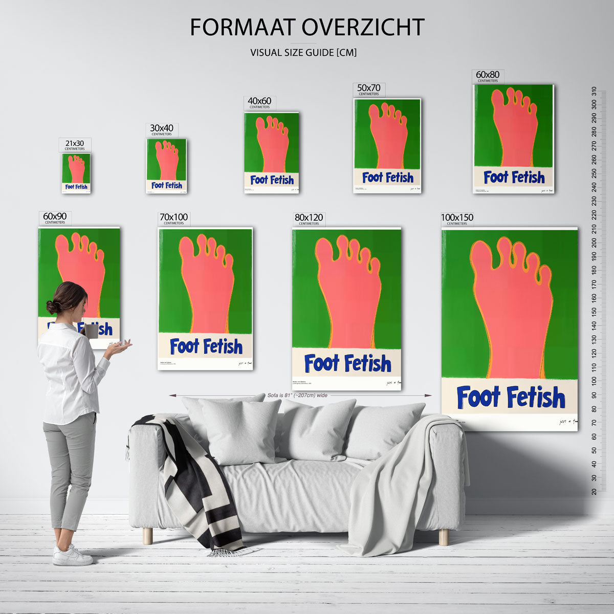 Voetafdruk Poster