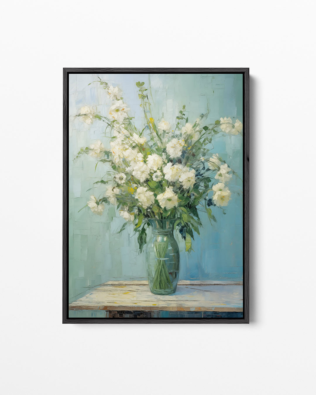 Bloemen in vaas Kunstwerk