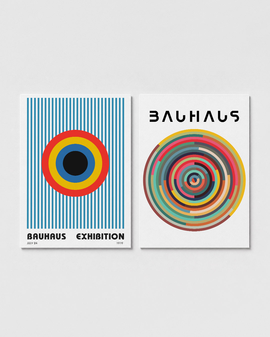 Cirkel en strepen Posterset