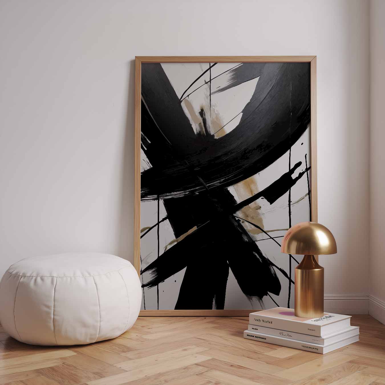 Moderne Abstracte Expressie Poster-WallArtistic