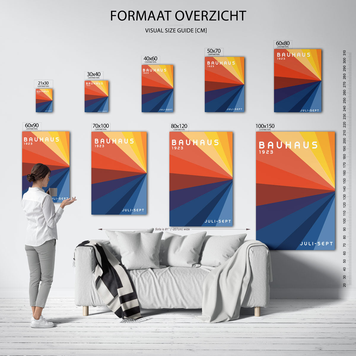 Vorm en kleur Poster