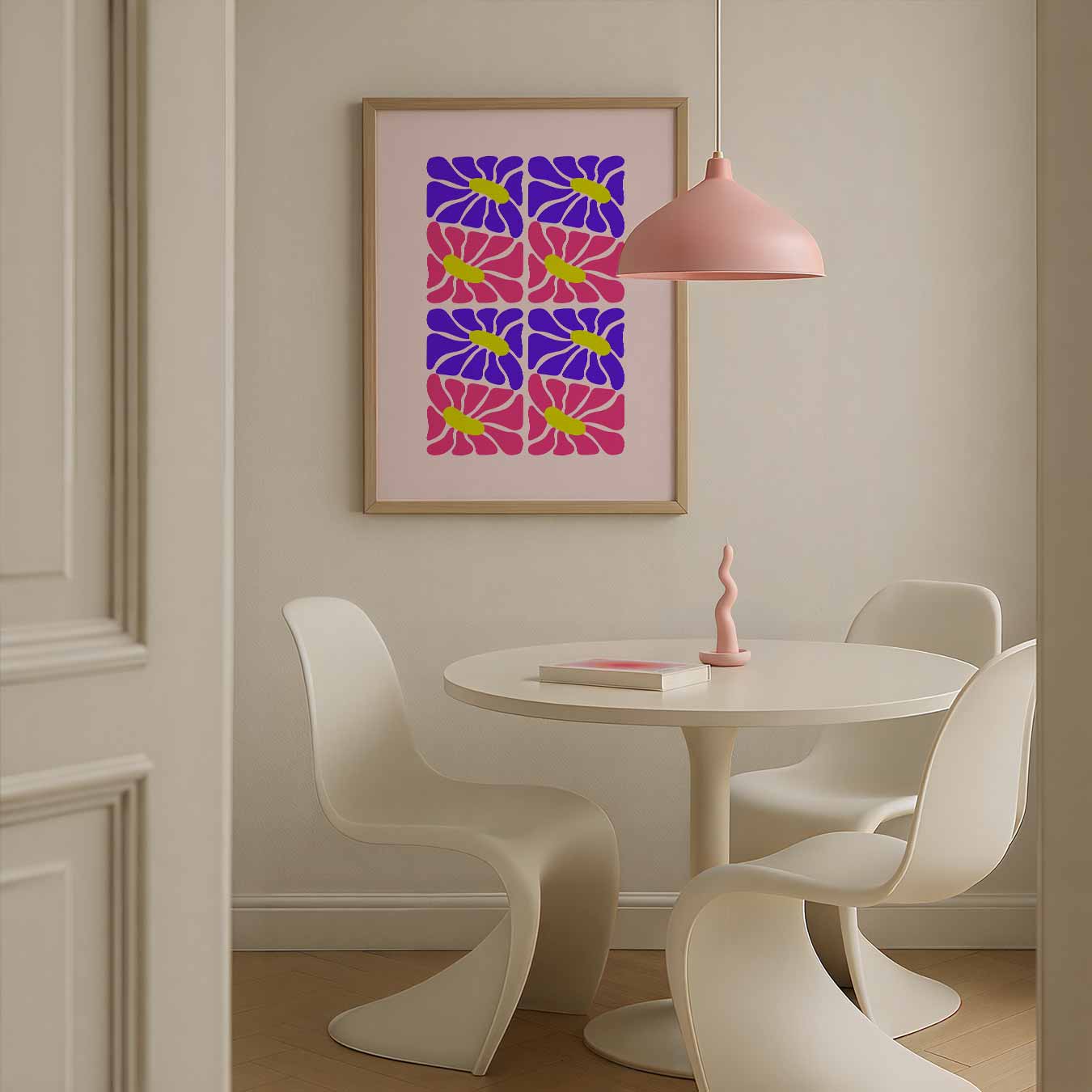 Bloemige Kleurenpracht Poster-WallArtistic