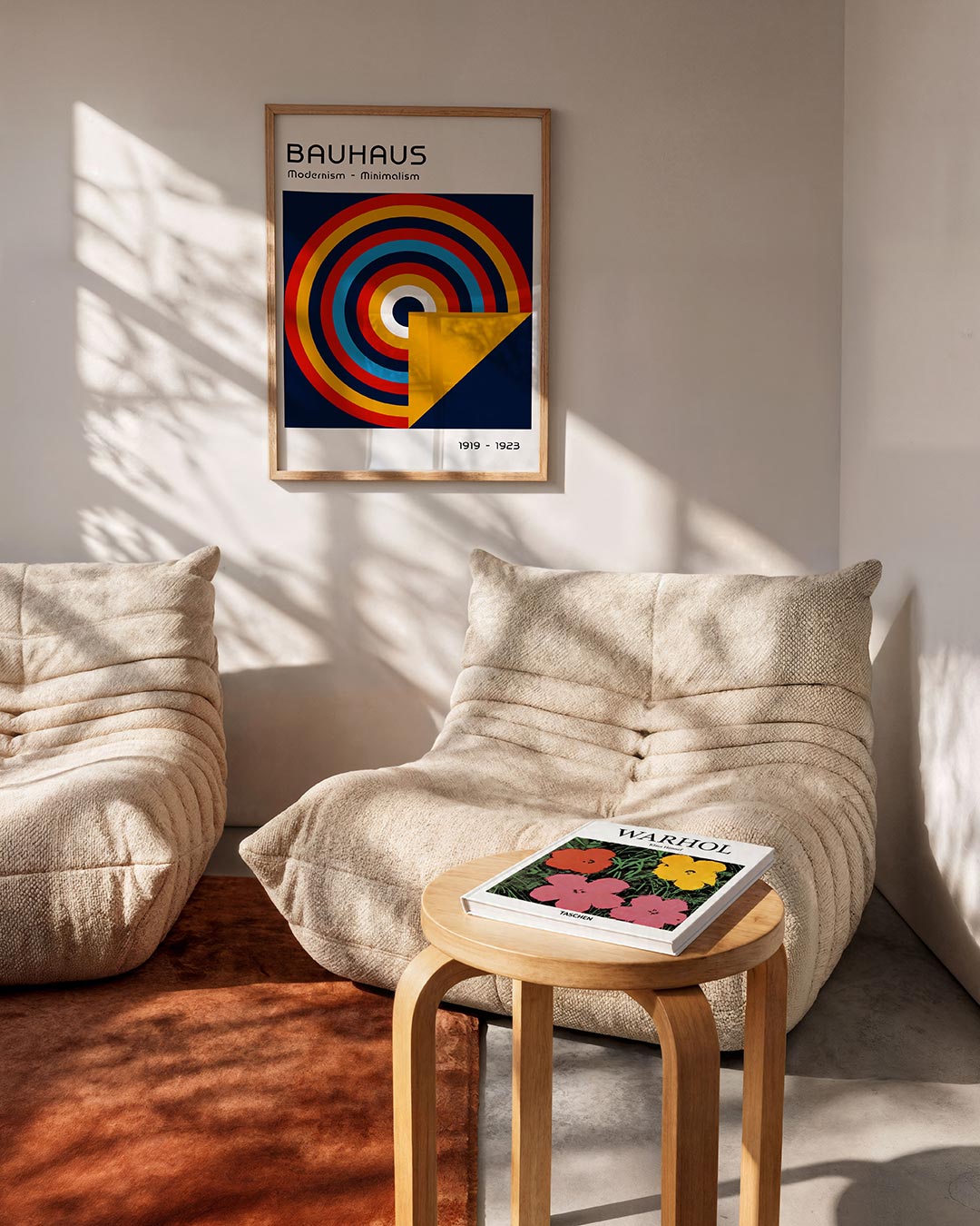 Cirkelvormen en lijnen Poster