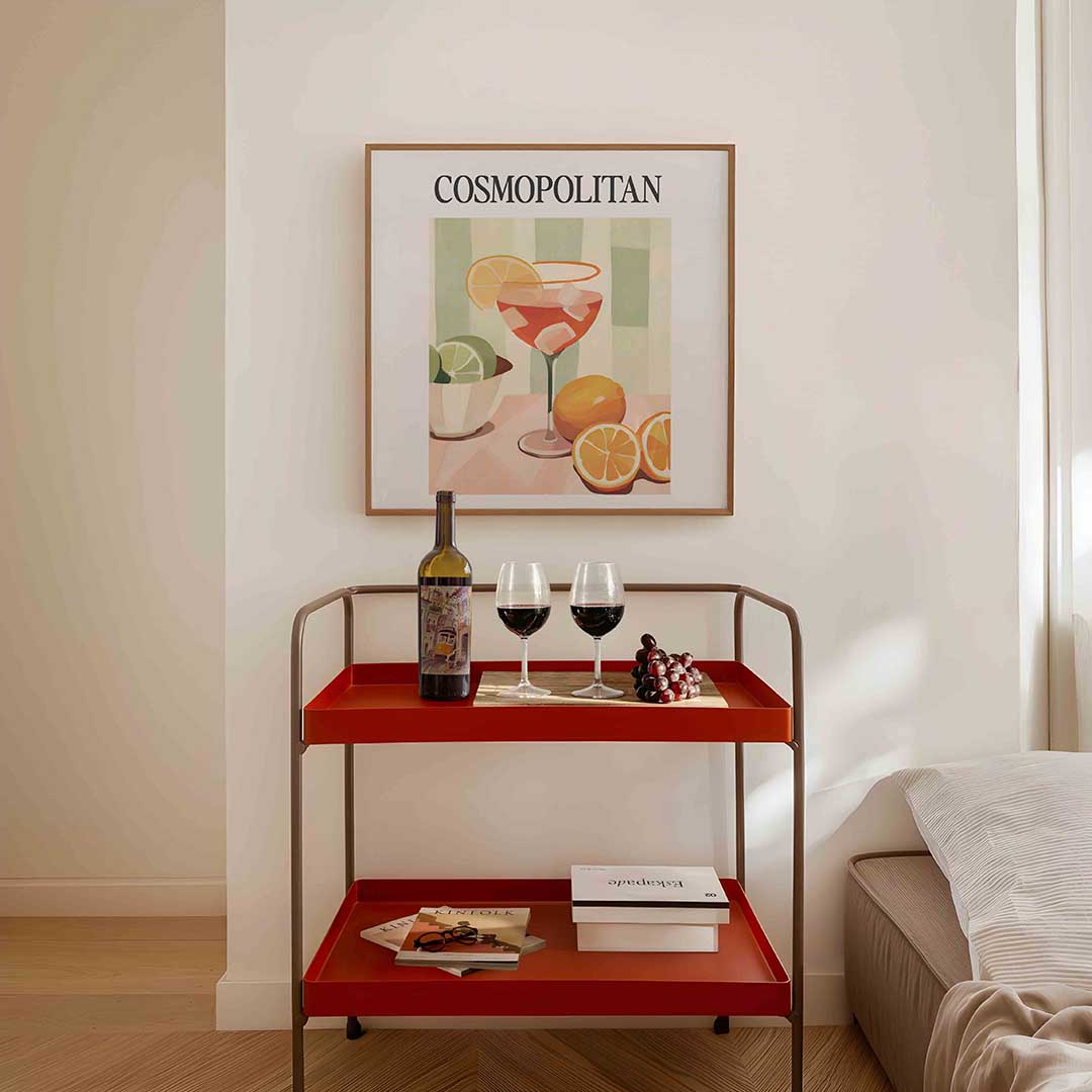 Cosmopolitan cocktail Poster