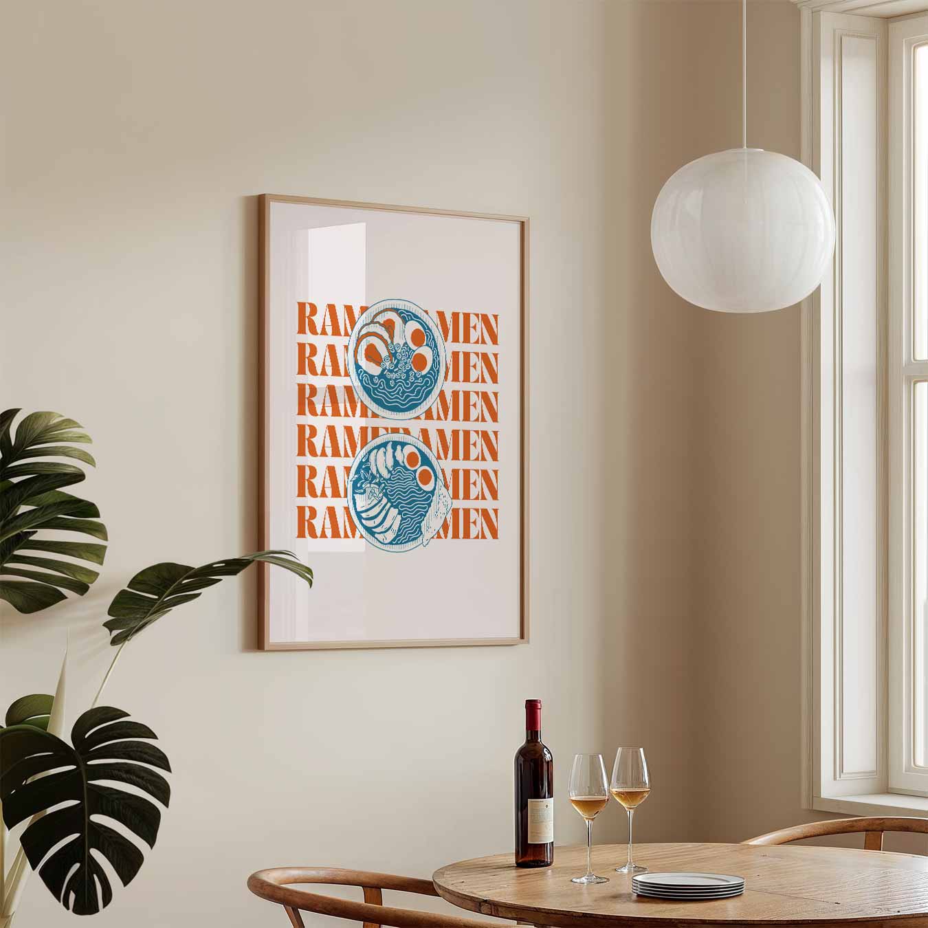 Stijlvolle Ramen Poster-WallArtistic