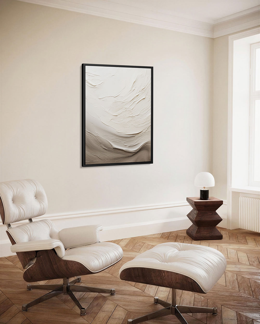 Golvende texturen Kunstwerk