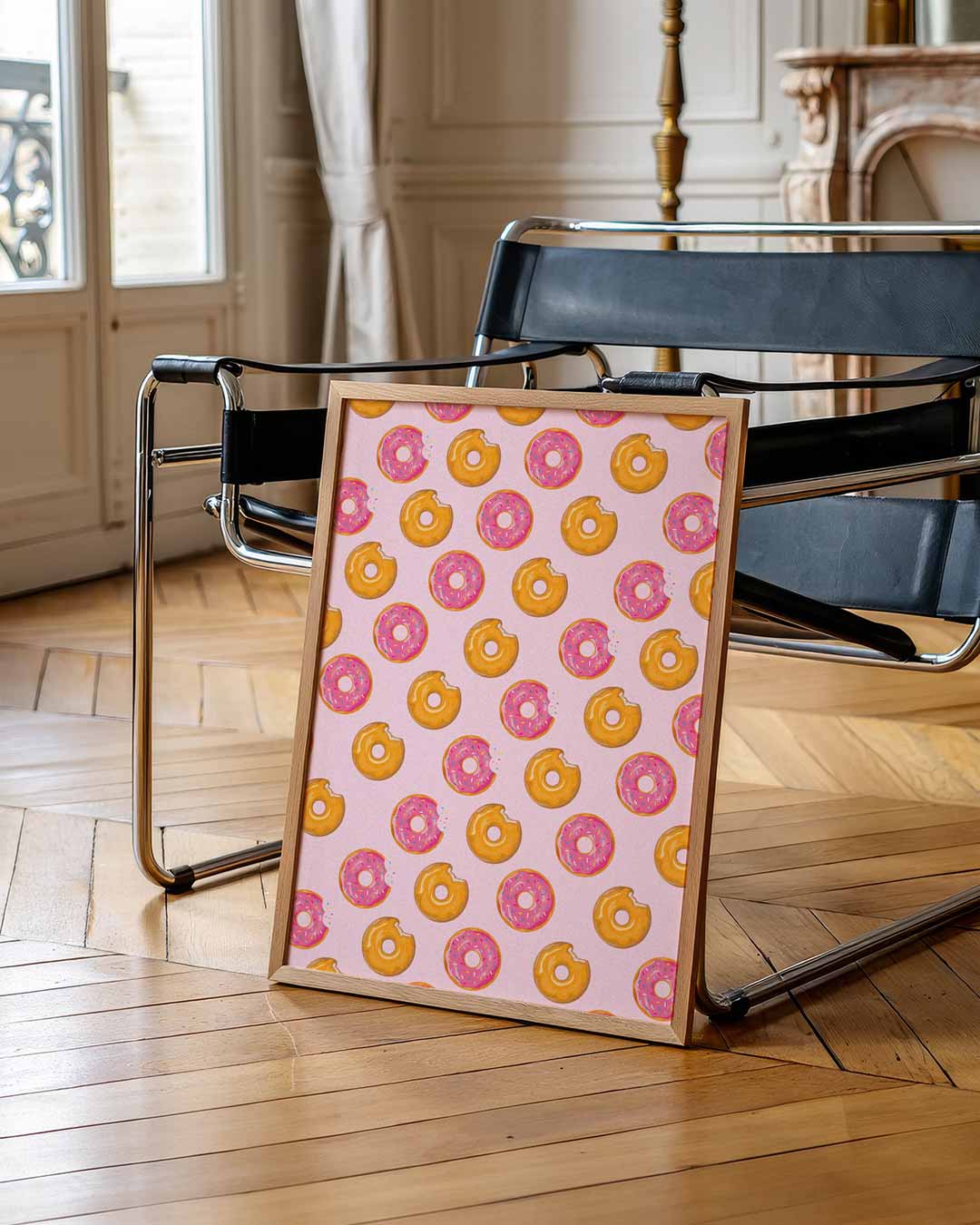 Smakelijke Donut Herhalingsposter-WallArtistic